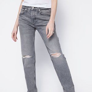 RAG & BONE Rosa Mid-Rise Boyfriend Jean in Zeus